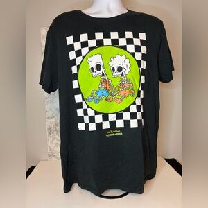 The Simpsons Treehouse of Horror Black Graphic Short Sleeve Tee/XL